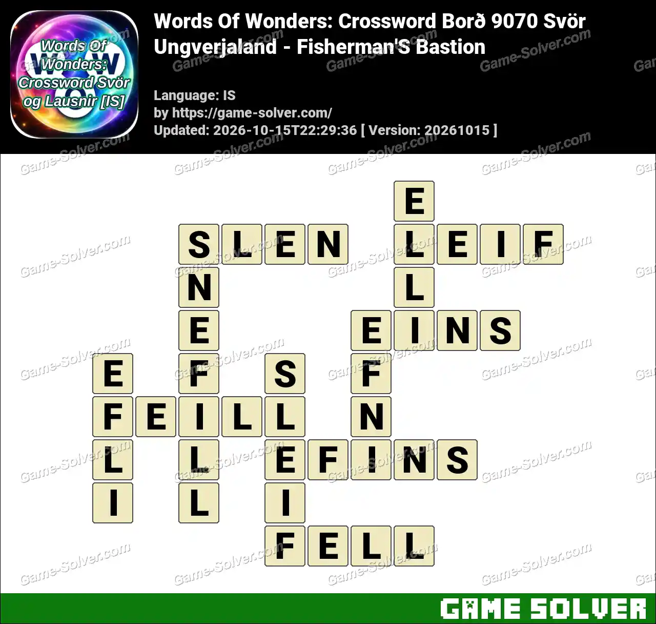 Words Of Wonders: Crossword Borð 9070 Svör – Ungverjaland – Fisherman’S Bastion